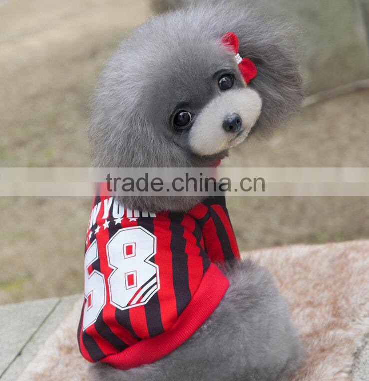 2016 new model yellow red S/M/L/XL/XXL size pet costumes for dog