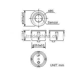High quality parking ultrasonic sensor NU40D25TR-1