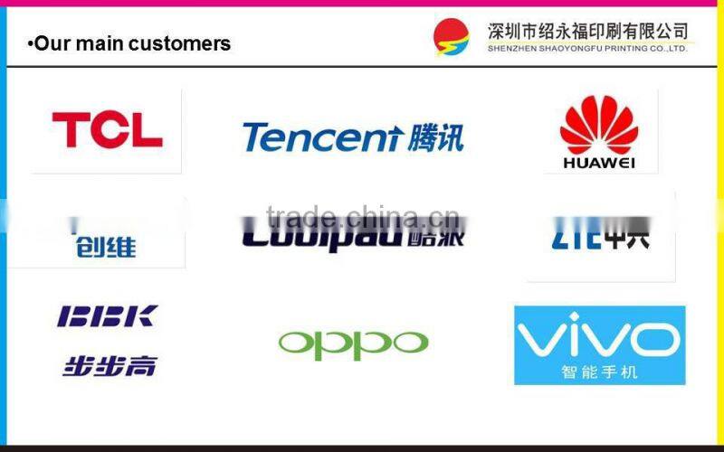 Full color paper cut greeting card printing