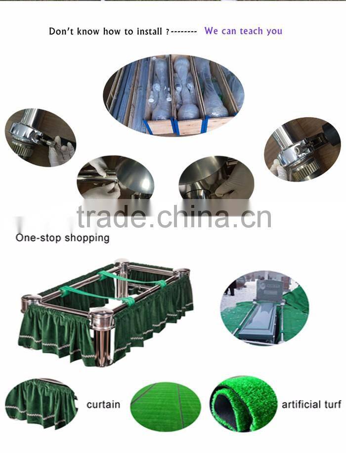 Funeral supplies for frigid fluid lowering device