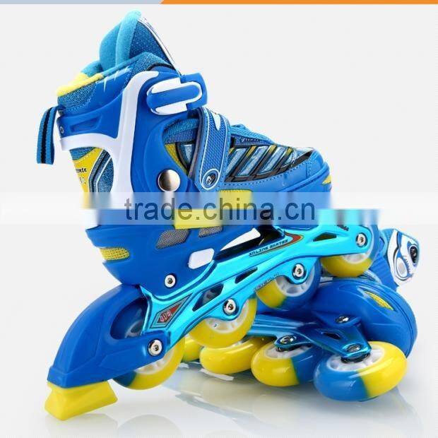 CE approved youth inline skates with flash pu wheel
