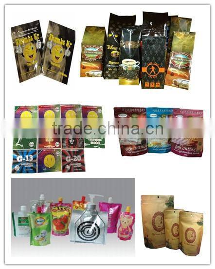 customized printing side gusset with foil coffee packing bag with valve