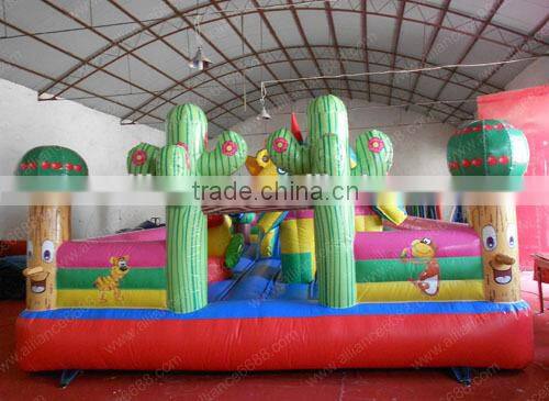 new Lion Paradise 5x8m small inflatable bouncer