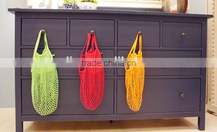 Travel Beach Toys Receive Bag Folding Shopping Basketball Orange Mesh Bag