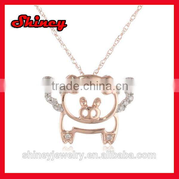 toggle clasp micro pave heart with 18k gold necklace designs in 10 grams