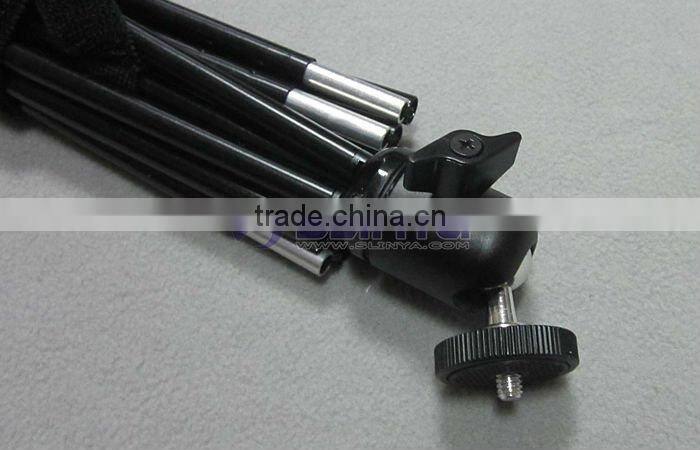 Folding compact tripod with Sturdy aluminum legs