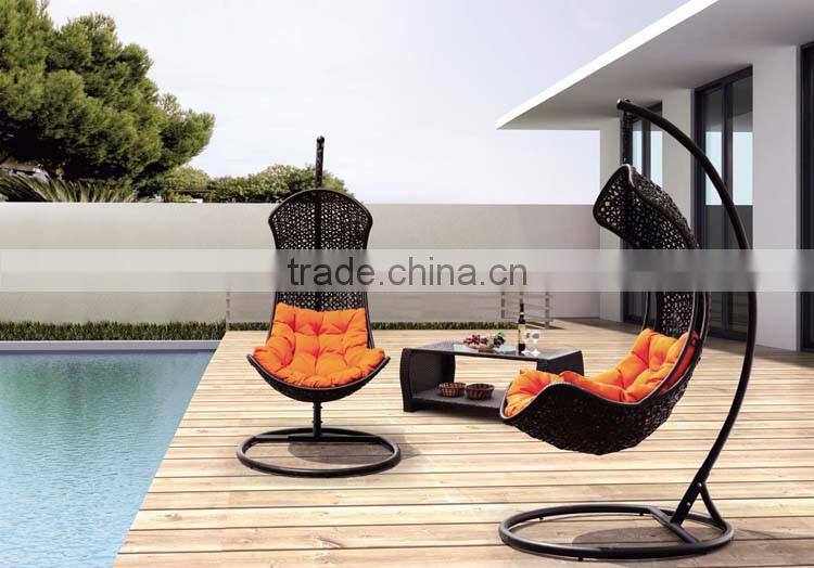 Patio Rattan Sofa Wicker Hanging Chair Stand Outdoor Hanging Lounge Chair
