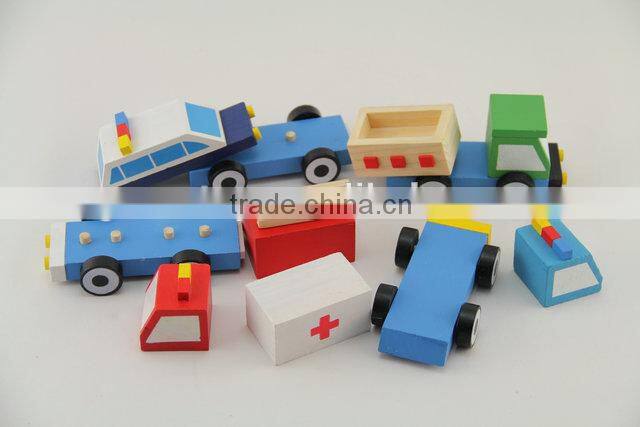 Wooden ambulance toy,wooden police toy, wooden toy trucks and cars