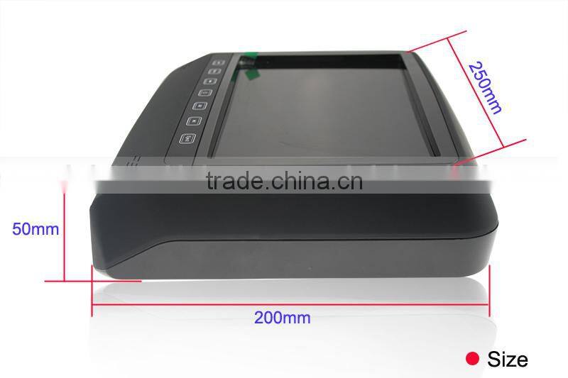 9" digital headrest DVD player without pillow