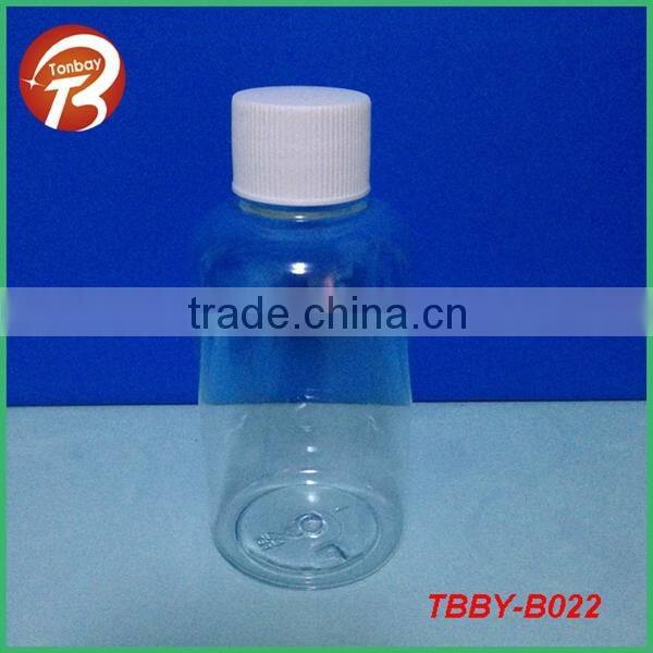 250ml PET red hair conditioner plastic bottle with press cap shampoo bottle TBBY-B115