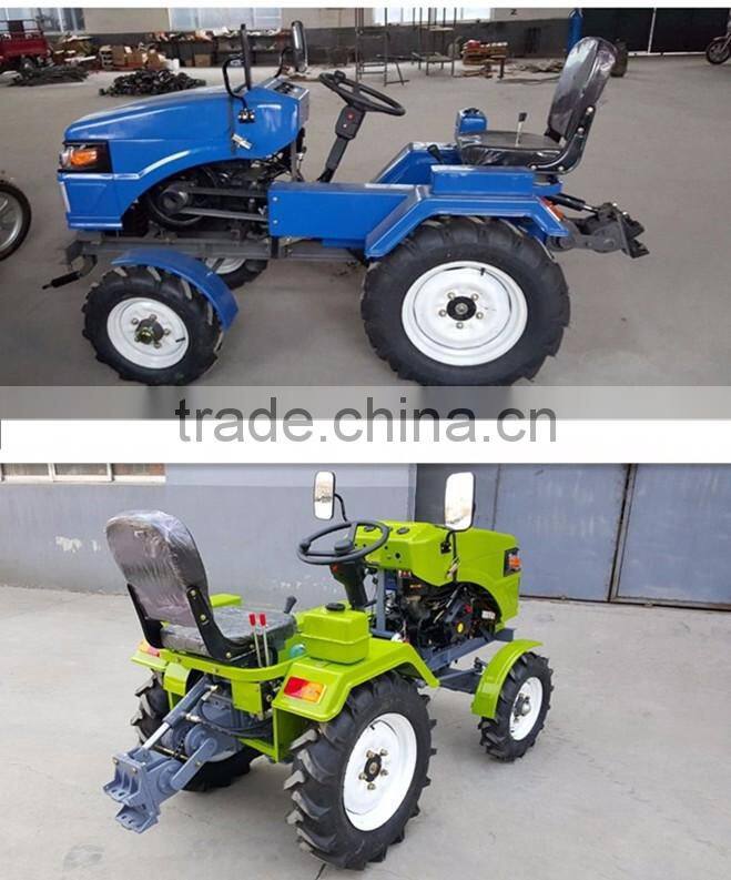 mini farm tractor with corn seeder