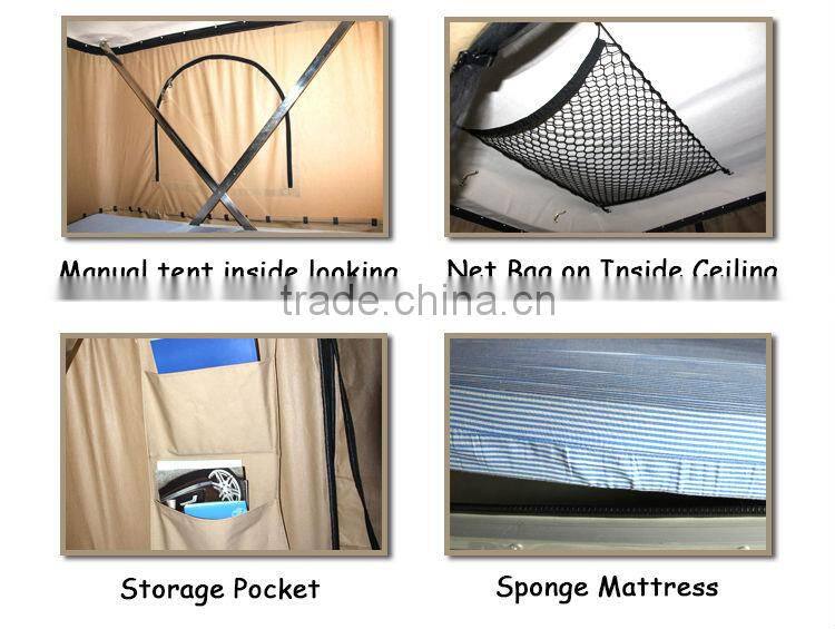 water proof 420D oxford camping folding car top tent