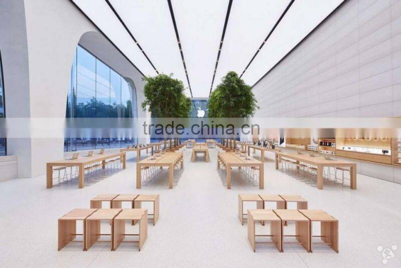 tellphone store wood display table with 4 legs (SZ-MTA070)