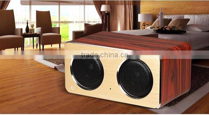 2016 New wooden home theater subwoofer desktop Bluetooth wireless stereo MP3 hifi speakers handsfree call