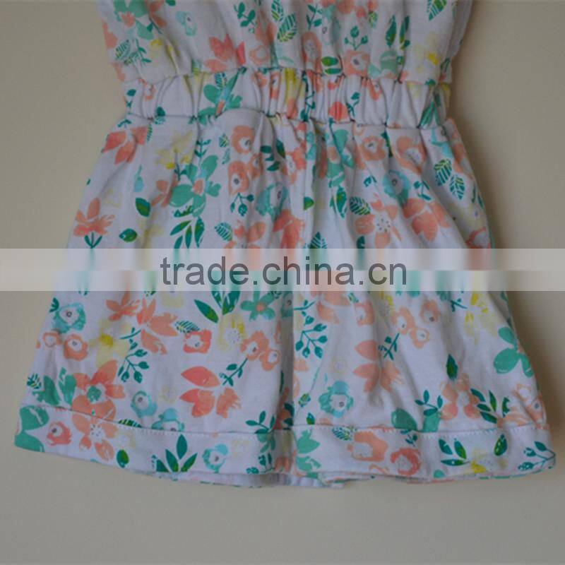 2016 Hot selling summer baby girls kids dress beautiful baby dress high qulity