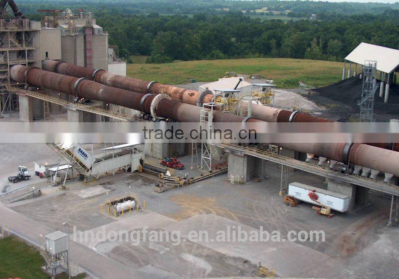 China cement rotary kiln plant manufacturer/full set cement production machine rotary kiln