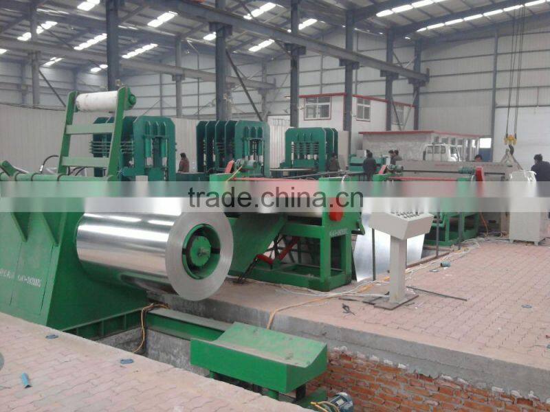 High quality cut to length machine from 0.3 to 2.0mm thickness