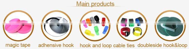 Logo printing adjustable hook and loop strips with buckle