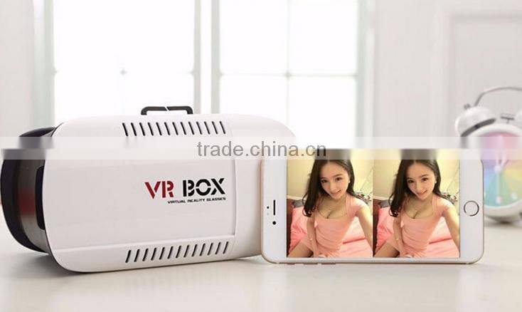 2016 VR BOX 1.0 Pro Google cardboard Version VR Virtual Reality Glasses for 3.5" - 6.0" Smart Phone