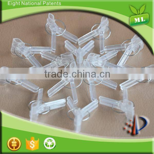 Plastic adjustable clips for plant grafting