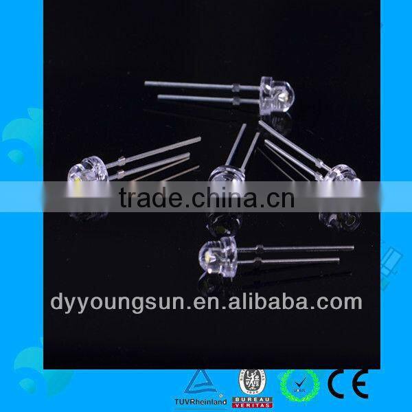 LED manufacturer 5mm straw hat led diode light
