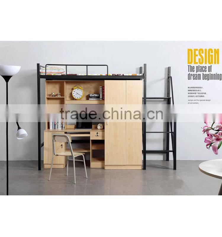 Cheap Student Bunk Bed Single Wooden Bunk Bed