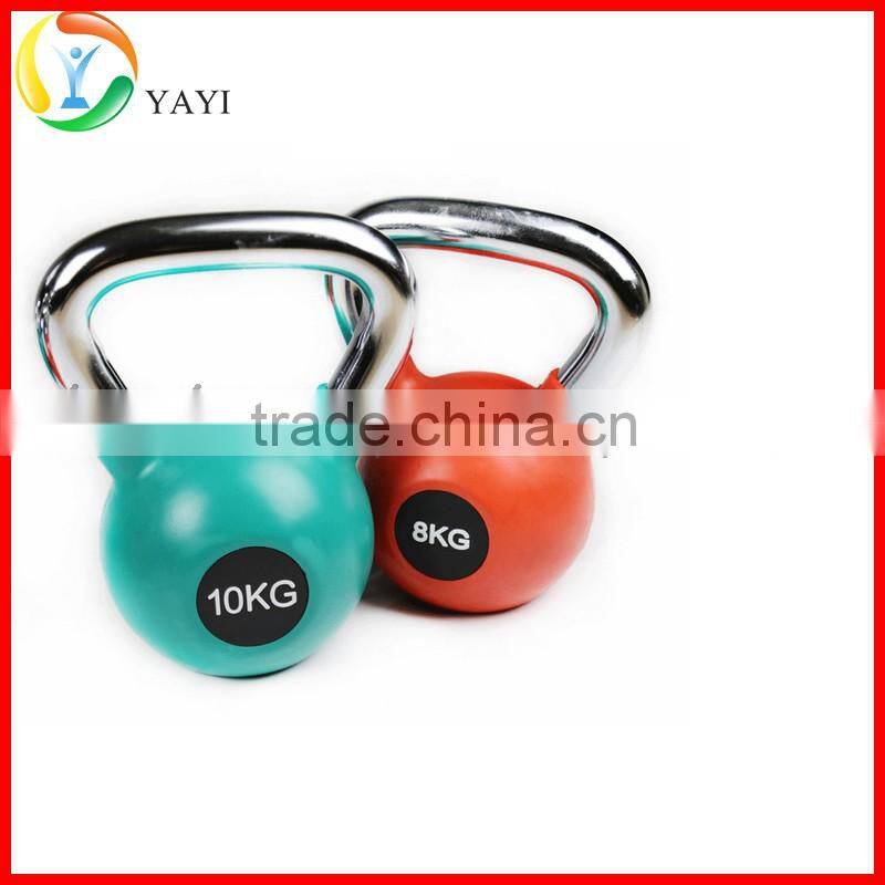 Wholesale Gym Equipment PVC Coated Kettlebell