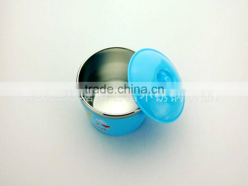 2015 kids water bottle mugs cup double wall stainless promotional