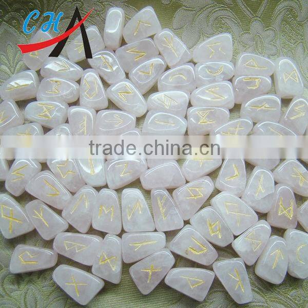 wholesale rose quatz runes set