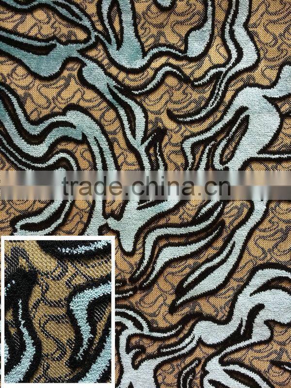 polyester cotton stripe jacquard velvet for modern style home