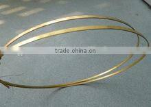 flat brass wire
