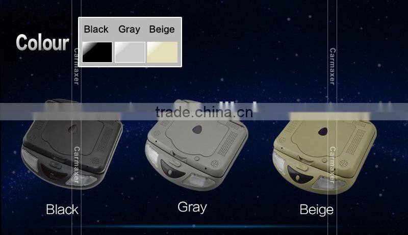 9inch car roof mount dvd player with usb/sd