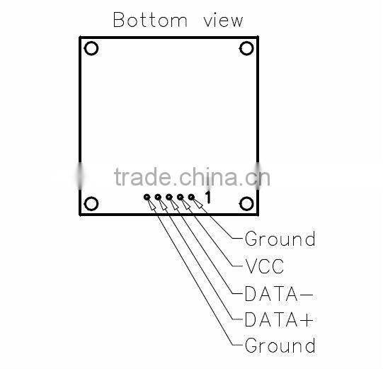 720P HD MJPEG USB2.0 camera module with 3.6mm board lens SB102H-L36