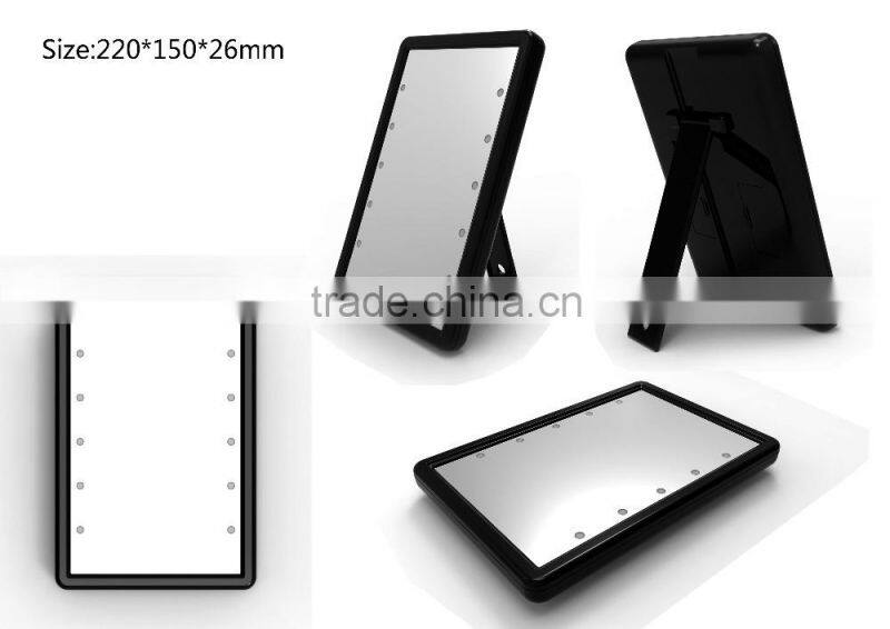 LED lighted table cosmetic mirror / living room LED table mirror