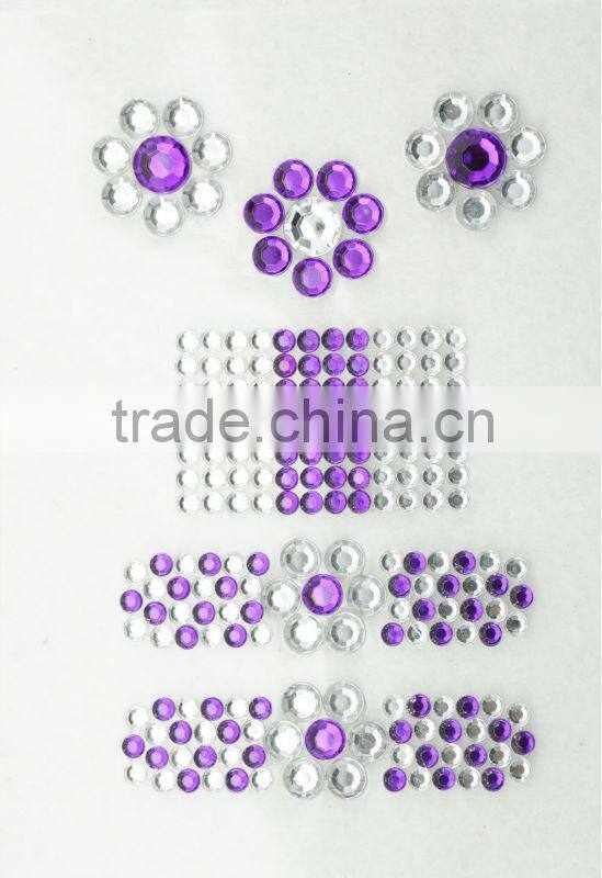 DIY Gemstones Sticker, Acrylic Sticker for Telephone Decoration, Eye Sticker