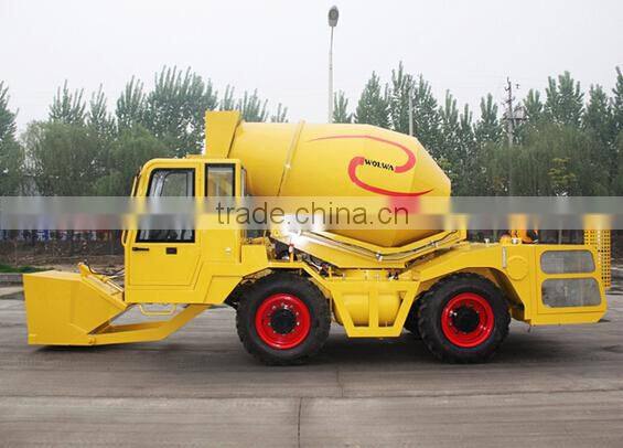 2.5m3 mobile concrete mixer truck with long standing reputation
