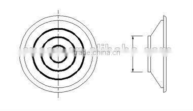 Alibaba Export High Quality Round ceiling diffuser