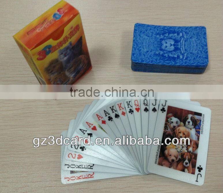 Guangzhou Lifeng large sized educational royal brand tin box joker crown 3d printing playing card