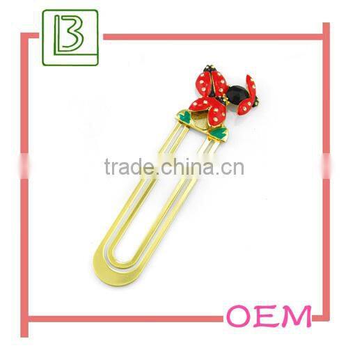 metal charms bookmark for promotional gift