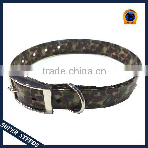 Zinc alloy buckle durable TPU hunting dog collar