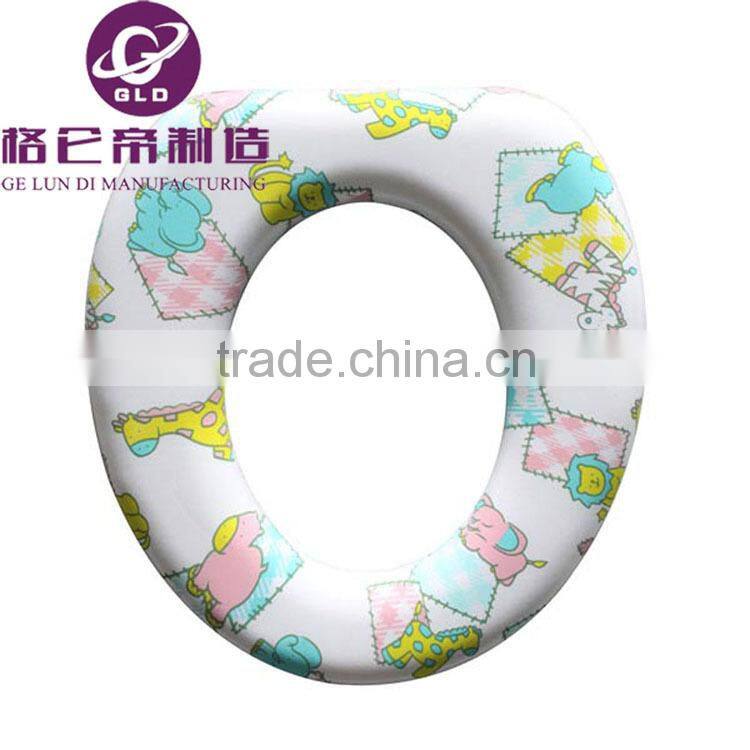 GLD Plastic Square Baby Toilet Seats Cover For Kids Blue wc toilet lid