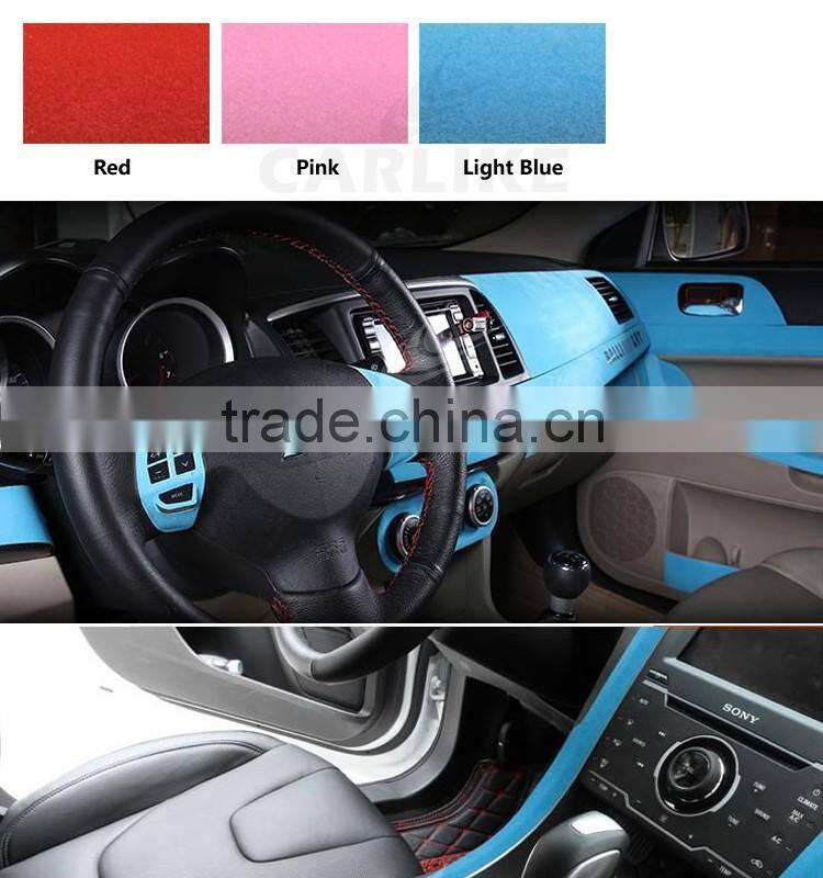 1.52x15M 5x49FT Stretchable Removable Self Adhesive Velvet Touch Film