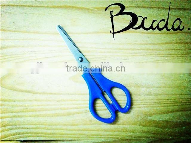 5" Stationery stainless steel school scissors with ruler blade BD-S1649