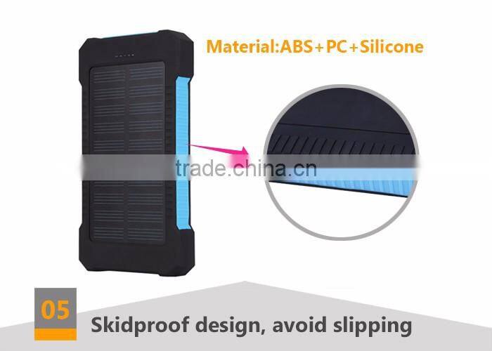 HC-S03 2016 products solar power bank charger for cell phones smartphones