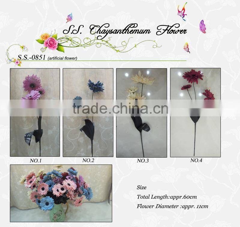 real touch foam artificial chrysanthemum