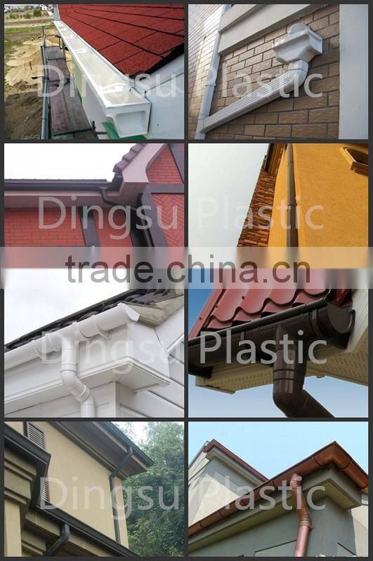 Cheap Plastic PVC rain gutter accessories