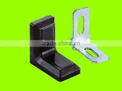 Sweet green after-sale service system high quality plastic+iron furniture cabinet corner fitting (CF4711)