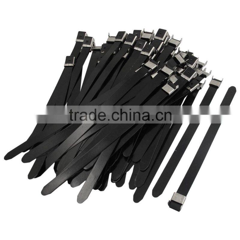 Plastic Covered, PVC Coated Stainless Steel Cable Ties