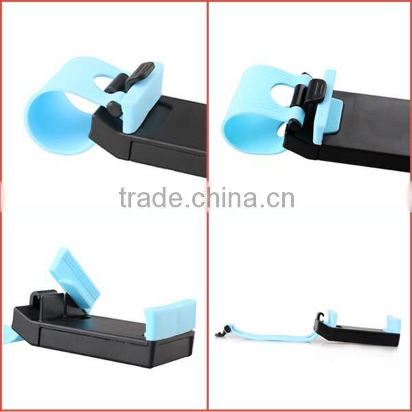 Hot New Clip on Car Steering Wheel Smart Cell Phone Car Holder