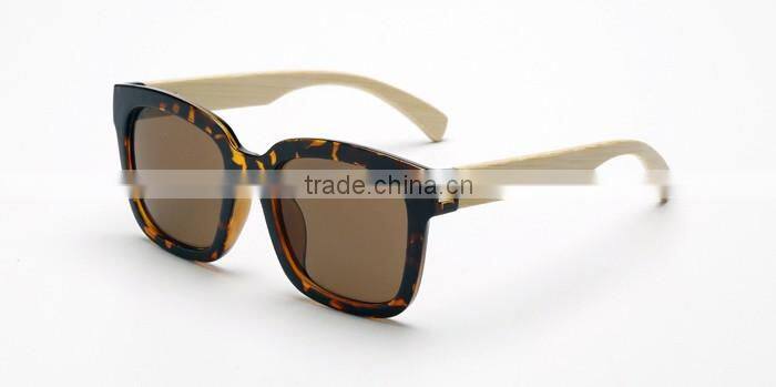 Plastic sunglasses wood arm sunglass bamboo eyeglasses
